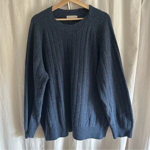 Everlane Blue 100% Crew Neck Sweater XL